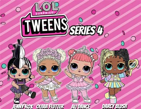 Lol Surprise Tweens Series 4 Dolls Jenny Rox Ali Dance Olivia