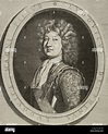 Luis de Francia (1661-1711). Príncipe de Francia. Grabado por R ...