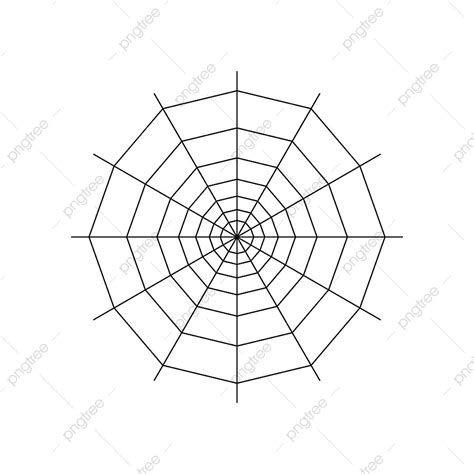 Spider Isolated Vector Hd Png Images Round Whole Spider Web Isolated