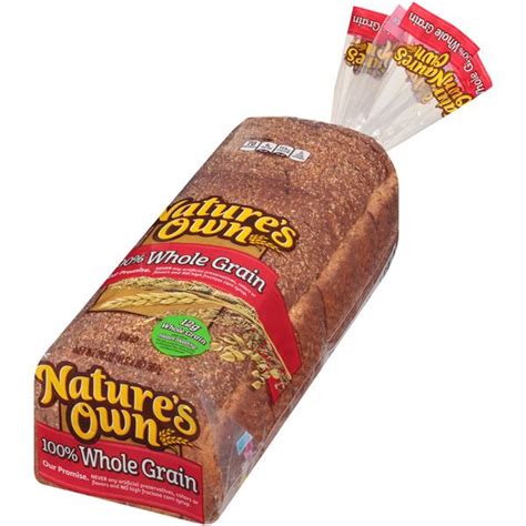 Natures Own 100 Whole Grain Bread 20 Oz Loaf Hy Vee Aisles Online
