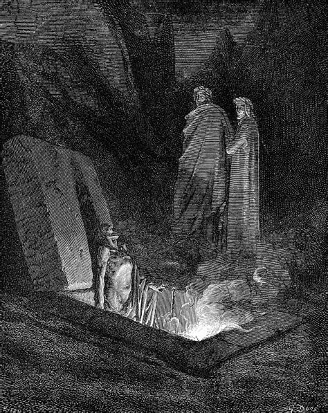 Dante E Virgil Olhando Para O Inferno 1863 Gustave Dore