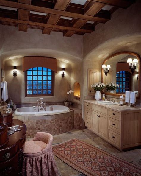 Portfolio Tuscan Style Homes Rustic Bathrooms Mediterranean Home Decor