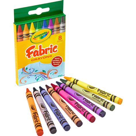 Crayola Crayola Fabric Crayon 36 Length 03 Diameter 1 Pack
