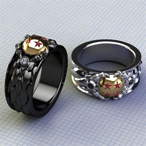 Dragon Ball Z Wedding Rings