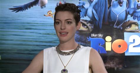 Anne Hathaway On Getting Into Character For Rio 2 Cbs News