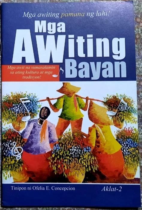 Mga Awiting Bayan Book Folksongs Lazada Ph