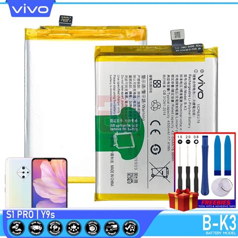 ¤ Battery For Vivo S1 Pro Model B K3 Original Quality And Capacity