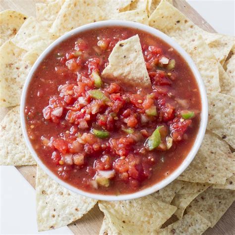 Homemade salsa for canning with cilantro and jalapeno is a large batch salsa recipe. Canned Salsa - Easy Recipe Made With Canned Tomatoes