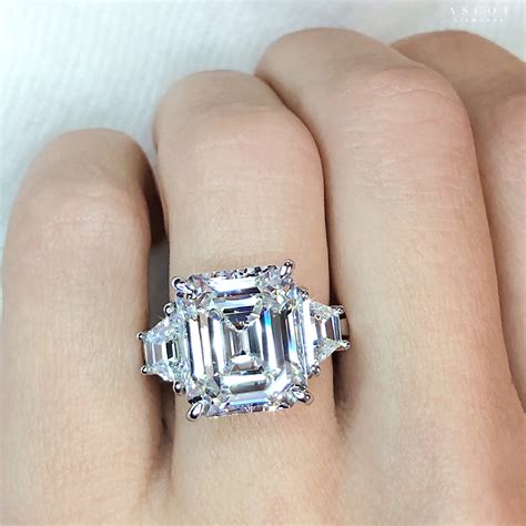 Carat Emerald Cut Diamond Engagement Ring Ascot Diamonds