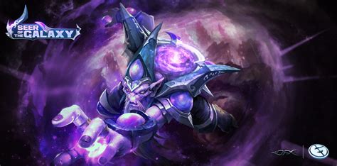 Vacuum, ion shell, surge, wall of replica. Seer of the Galaxy Wallpaper, more: http://dota2walls.com ...