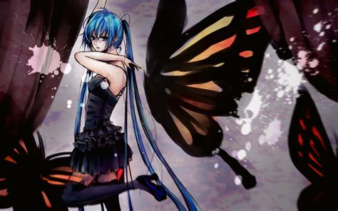 Anime Girl Butterfly Wings Wallpapers 1680x1050 366868