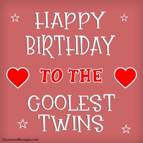Amazing Birthday Wishes For Twins Happy Birthday Twins Birthday