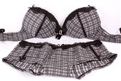 Checkered Lingerie Stock Image Image Of Briefs Checkered 22797313