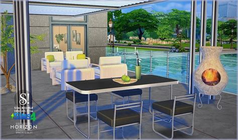 Sims 4 Ccs The Best Outdoor Furniture By Simcredible Designs