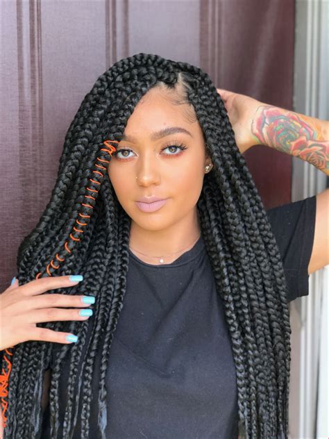 Braids With Extensions Hairstyle Dechofilt