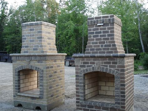 How To Build An Outdoor Brick Fireplace Outdoor