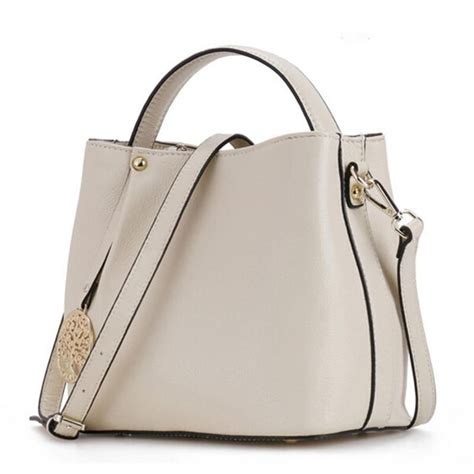 Luxury Sequined Bucket Leather Handbag Leather Bag Women Handbags