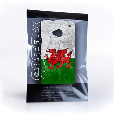 Caseflex Htc One Retro Wales Flag Case Mobile Madhous