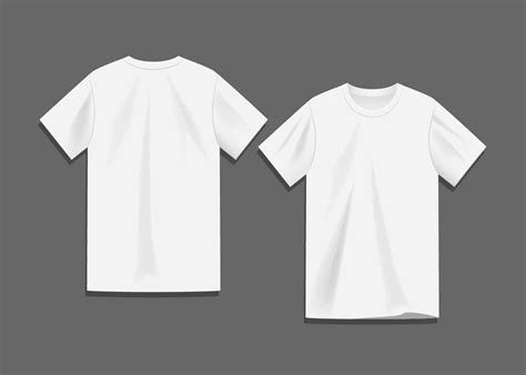 White Blank T Shirt Template Vector 186737 Vector Art At Vecteezy