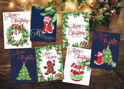Christmas Greeting Cards By Matikaby Thehungryjpeg