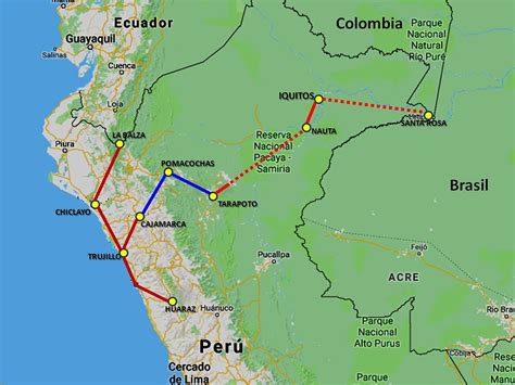 Norte De Perú Itinerario