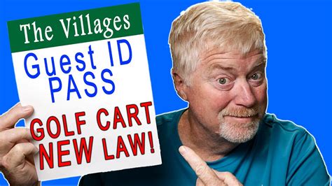 How To Get A Guest Pass Id Card At The Villages Florida New Law Age