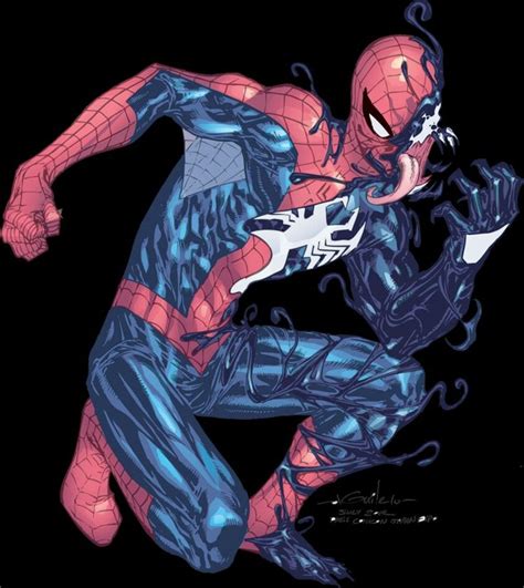 Spiderman Turning Into Venom Marvel Spiderman Spiderman Art Marvel
