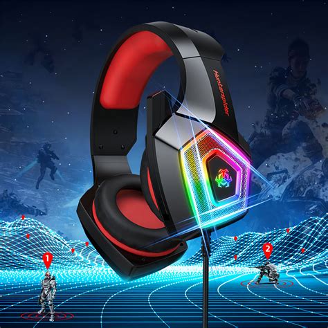 Hunterspider V1 Game Headset 35mmusb Wired Bass Stereo Rgb Gaming