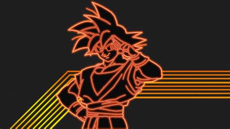 Goku Neon Wallpaper By Gt4tube On Deviantart