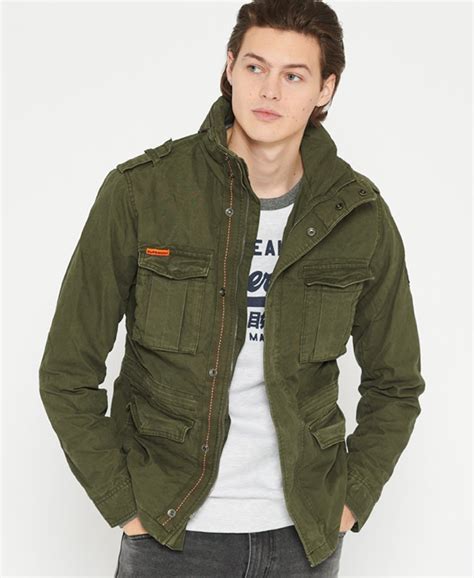 Superdry Classic Rookie Military Jacket Mens Mens Partywear
