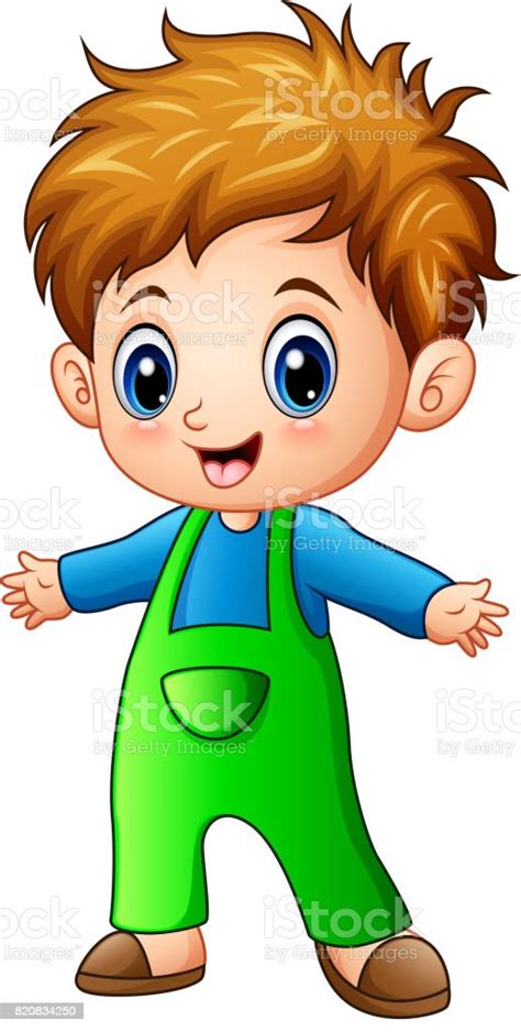 Cute Little Boy Cartoon Stock Illustration Download Image Now Istock