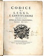 Codice di leggi, e costituzioni per gli Stati di Sua Altezza ...