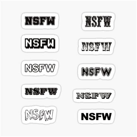 Nsfw Sticker Pack Sticker For Sale By Sexposimemes Redbubble