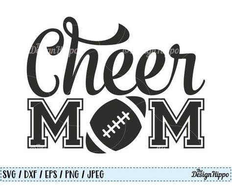 Football And Cheer Mom Svg Free 1531 Svg File For Silhouette Free