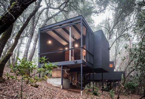 Forest House A Cluster Of Interconnected Cabins In The Hills Of
