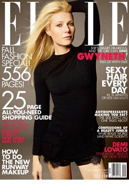 ELLE MAGAZINE GWYNETH PALTROW BY PHOTOGRAPHER CARTER SMITH