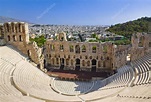 el Teatro Odeón en Atenas, Grecia — Foto de stock © Violin #14173085
