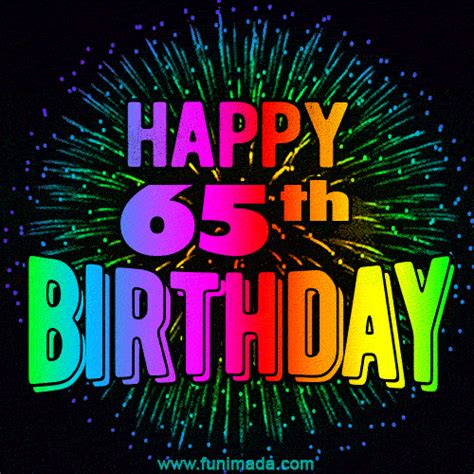 Happy 65th Birthday Animated S