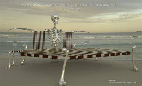 Skeleton Furniture Design Cgtrader