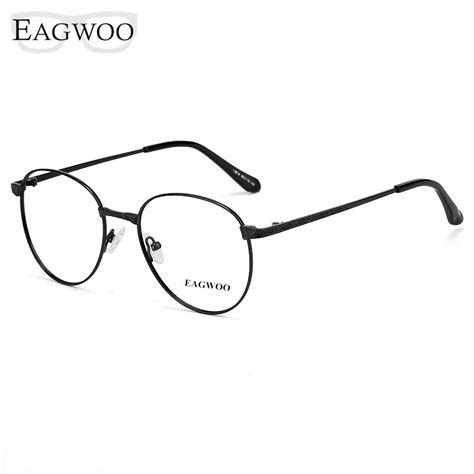 metel alloy eyeglasses vintage nerd full rim optical frame prescription spectacle glasses for