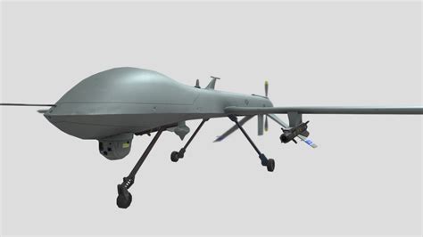 Predator Uav Drone Model Fbx Format Ph