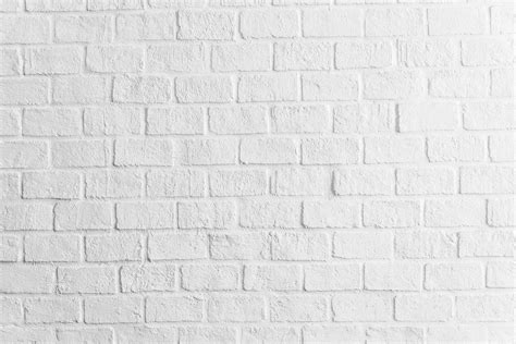 White Brick Wall Textures Background
