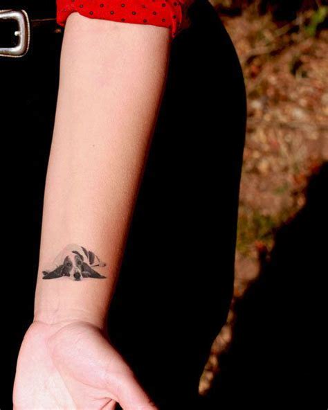 12 Best Basset Hound Tattoo Ideas The Paws