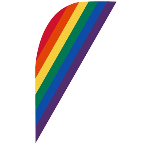 Pride Feather Flag Flag Only Pride Rainbow Products Pride