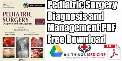 Pediatric Surgery Diagnosis And Management Pdf Free Download