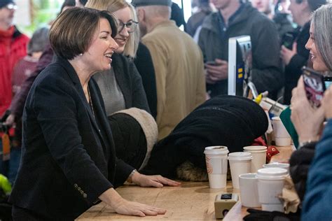 Senator Amy Klobuchar Talks With Supporters At Shift Cycle Flickr