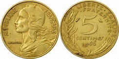 Coin, France, Marianne, 5 Centimes, 1966, Paris, , Aluminum-Bronze