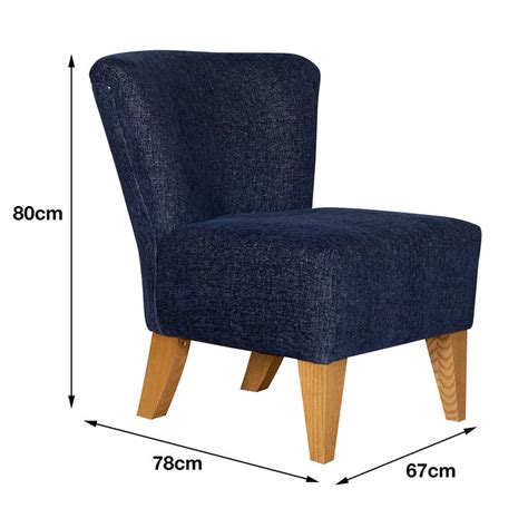 Shop for accent chairs at west elm. Lorna Navy Fabric Accent Chair | Costco UK