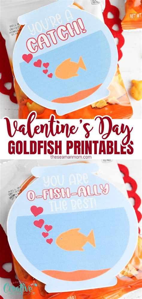 Fun Printable Goldfish Valentines Easy Peasy Creative Ideas