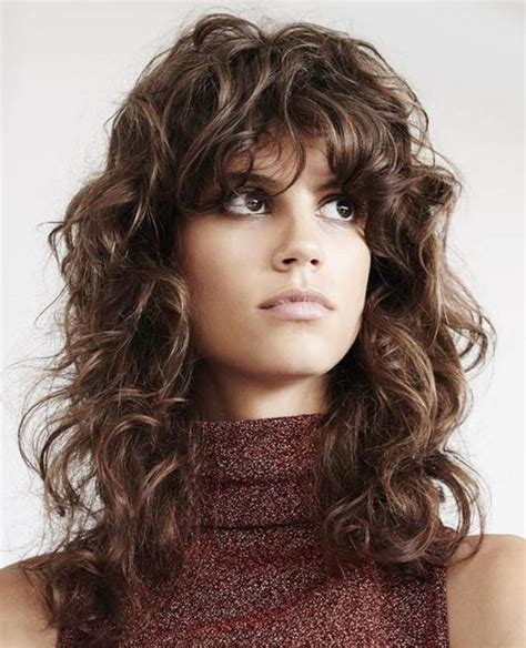 How To Style Long Curly Hair With Bangs Curly Hair Style